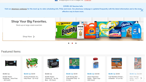 Albertsons P&G 'Big Favorites' Digital Activity